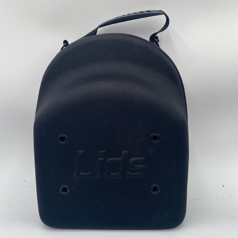 Lids Hat Carrier Case 6-Cap Storage Bag Black Hard Shell Travel Protector OS